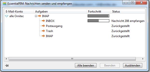 sysdba without imap error