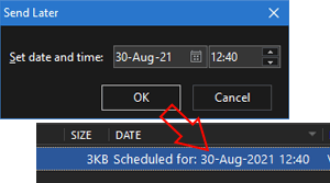 Send later (in Mail)