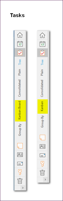 Tasks labels