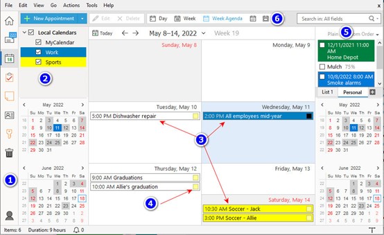 New features of the Calendar module in EssentialPIM 11.0