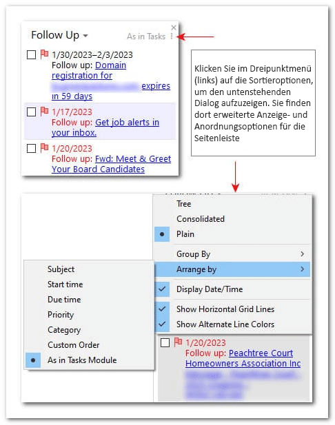 Tasks Arrangement