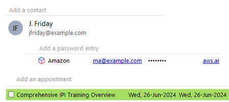 Faster data entry