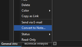 Convert Leaves (Tabs) From Notes Into New Notes