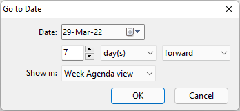 Advanced Go to Date dialog in Calendar